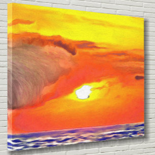 Toile Sunset 2443 Art original