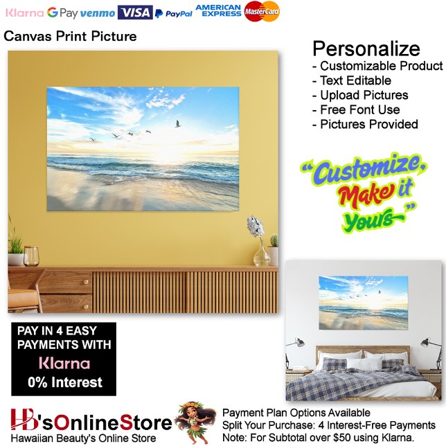 Toile Sunset Beach Imprimer Photo 15 (Sunset Beach Canvas Print Picture 15.)