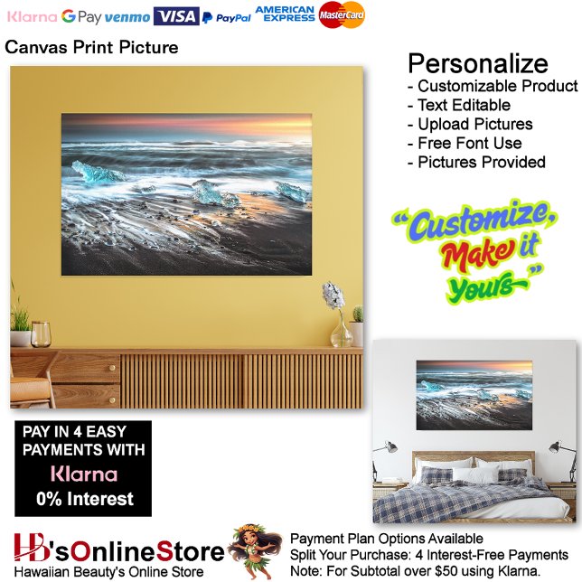 Toile Sunset Beach Imprimer Photo 29 (Sunset Beach Canvas Print Picture 29.)