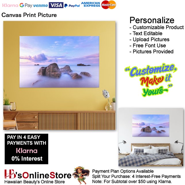 Toile Sunset Beach Imprimer Photo 38 (Sunset Beach Canvas Print Picture 38.)