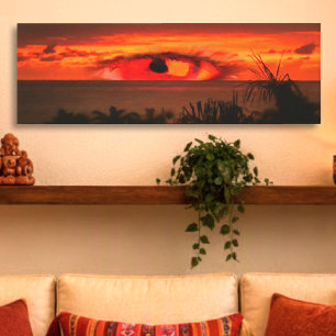 Toile Sunset Eye Panoramic 2106 Art
