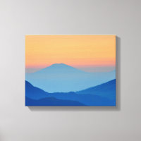 Sunset Mountains Abstract