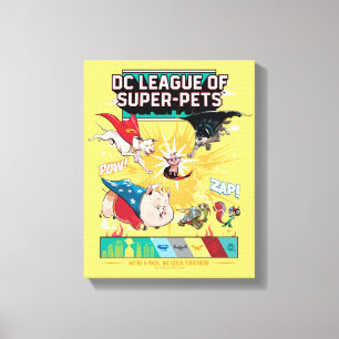 Toile Super-Animaux : Nous sommes un pack, nous nous bat