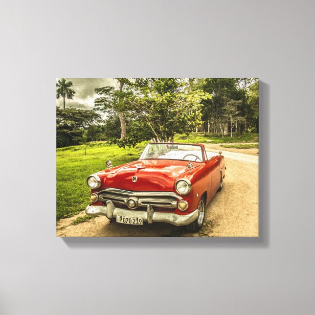 Toile Super Cool Vintage Thunderbird Automobile (Recto)