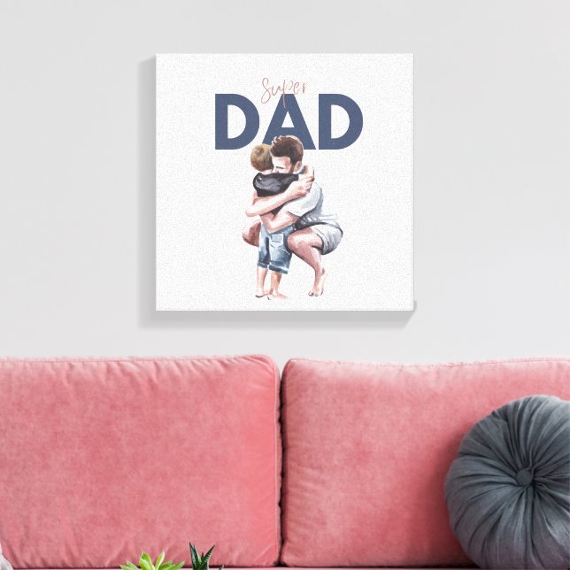 Toile Super Papa (Insitu(Salon))
