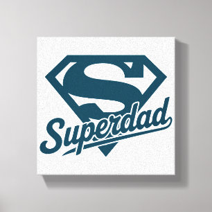 Toile Super papa jamais