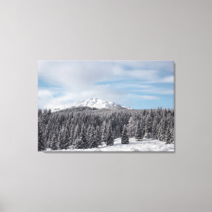 Toile Superbe paysage hivernal