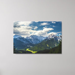 Toile Superbes alpes juliennes