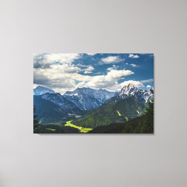 Toile Superbes alpes juliennes (Recto)