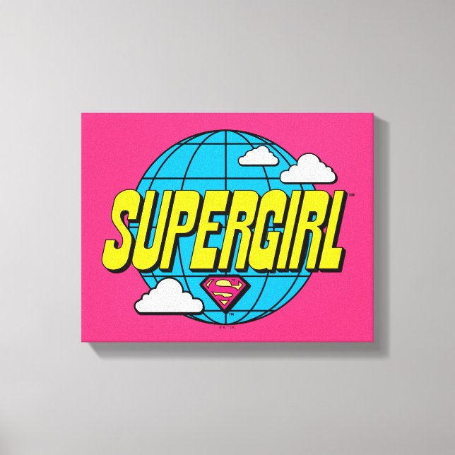 Toile Supergirl Graphique Pop Global (Recto)
