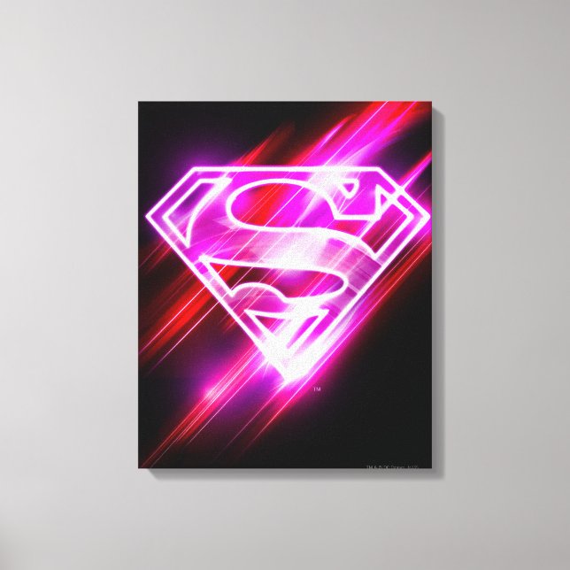 Toile Supergirl rose (Recto)