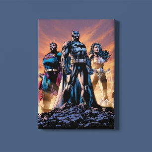 Toile Superman, Batman et Wonder Woman Trinity