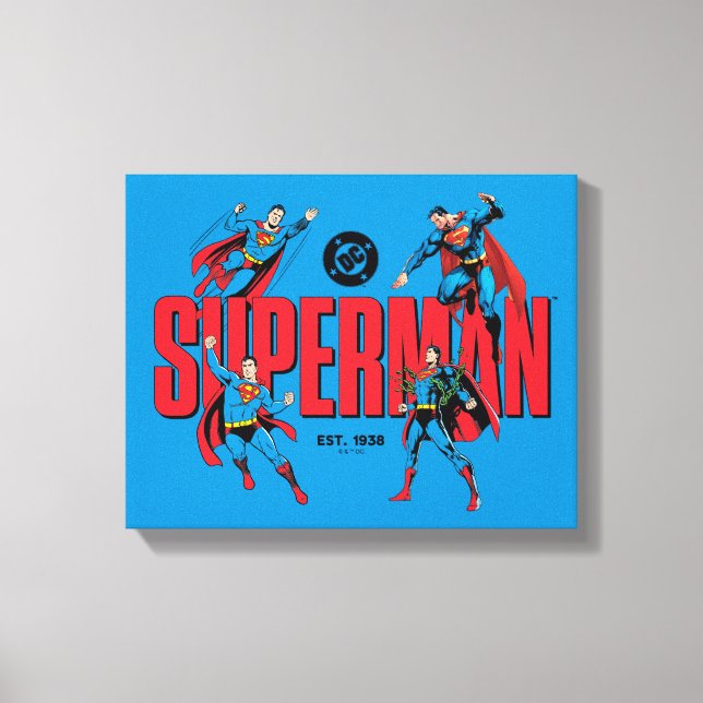 Toile Superman Legends Forever Graphic (Recto)