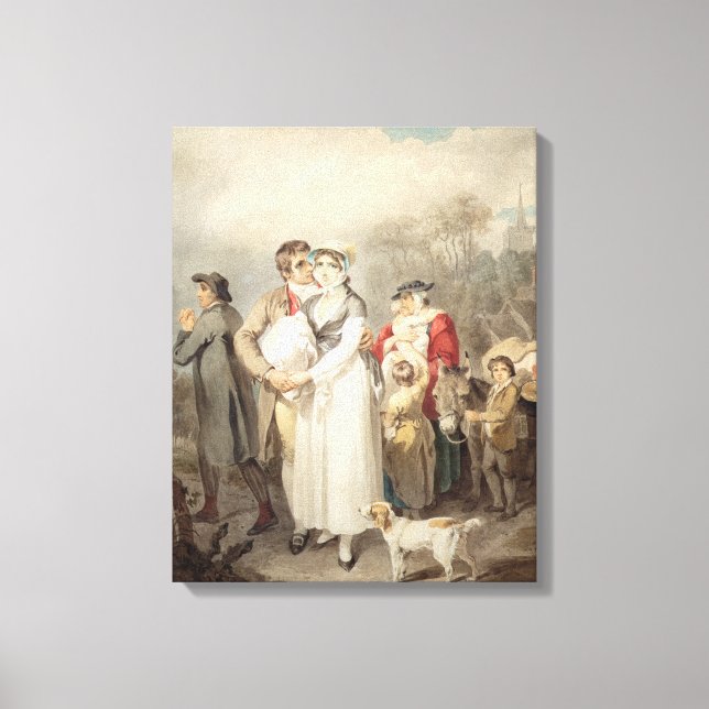 Toile Sur la route, 1799 (avec des traces de crayon sur  (Recto)