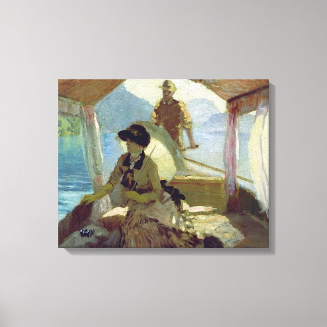 Toile Sur le lac de Quattro Cantoni, 1881 (Recto)