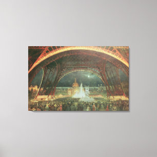 Toile Sur l'esplanade des champions de Mars