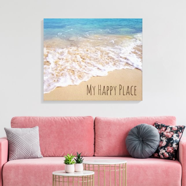 Toile surf sur la plage des Bahamas (Insitu(Salon))