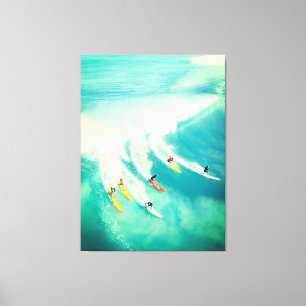 Toile Surf Surfeurs Surf Sea Wave Canvas Imprimer