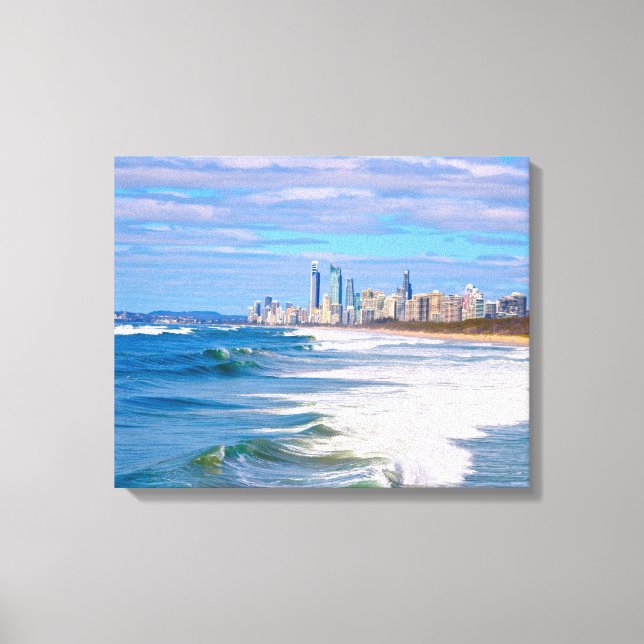 Toile Surfers Paradise, Gold Coast, Australie (Recto)