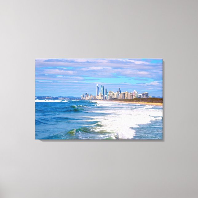 Toile Surfers Paradise, Gold Coast, Australie (Recto)
