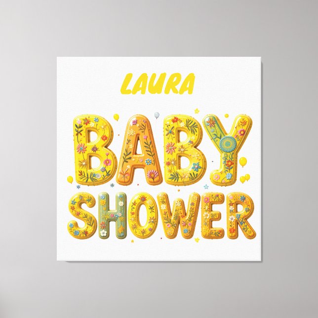 Toile Surprise de baby shower (Recto)