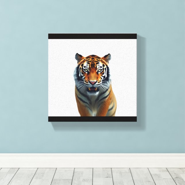 Toile Surveillance de tigre (Insitu (Plancher de Bois))