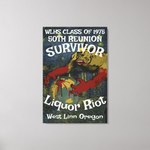 Toile Survivant WLHS RÉUNION DE LA PROMO 1975