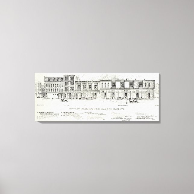 Toile Sutter South side Kearny et Grant (Recto)