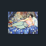 Toile SUZANNE VALADON - La chambre bleue 1923<br><div class="desc">SUZANNE VALADON - La chambre bleue 1923 Huile sur toile ; reproduction</div>