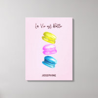 "Sweet Essence of Life Personalized French Macaron