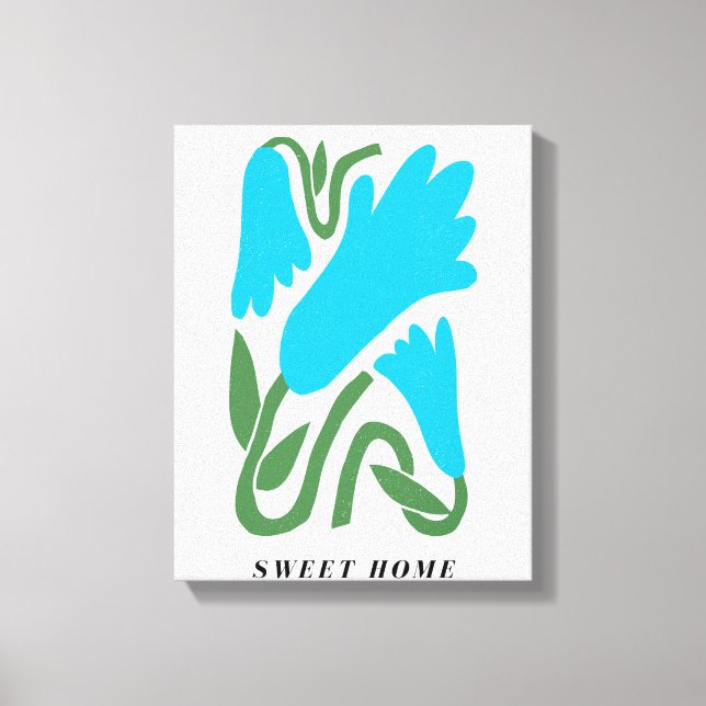 Toile Sweet Home Wall Art (Recto)