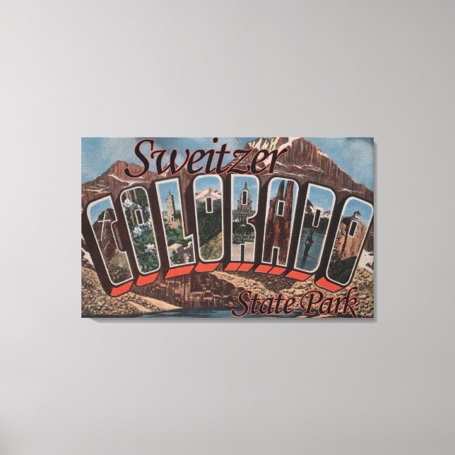 Toile Sweitzer State Park, Colorado (Recto)