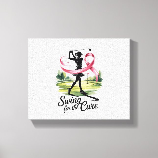 Toile Swing for the Cure Golf Breast Cancer (Recto)