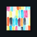 Toile Swish Swatch I<br><div class="desc">Swish Swatch I by June Erica Vess. Cette pièce d'art amusante est créée dans un style aquarelle dans des couleurs variées.| 158240FN</div>