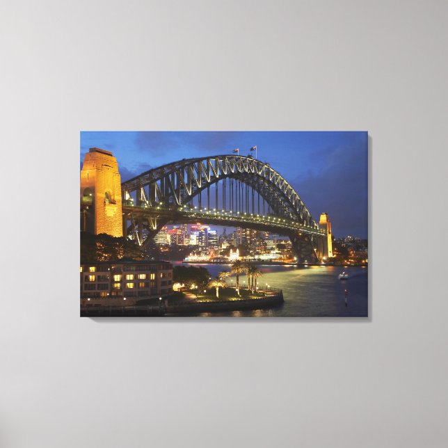 Toile Sydney Harbour Bridge et Park Hyatt Sydney Hotel (Recto)