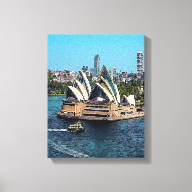 Toile Sydney - OPÉRA HOUSE - panorama (Recto)