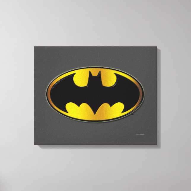 Toile Symbole Batman | Logo de dégradé ovale (Recto)