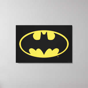 Toile Symbole Batman Logo ovale