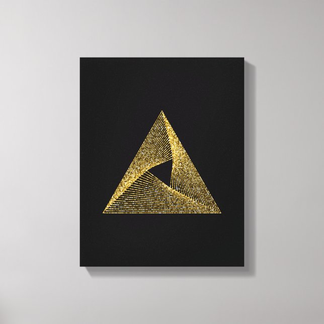 Toile Symbole de géométrie sacrée (Recto)
