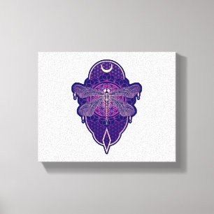 Toile Symbole de la Fleur Mandala de Vie Géométrique