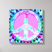 SYMBOLE DE LA PAIX PsychÉLIQUE ART Abstrait