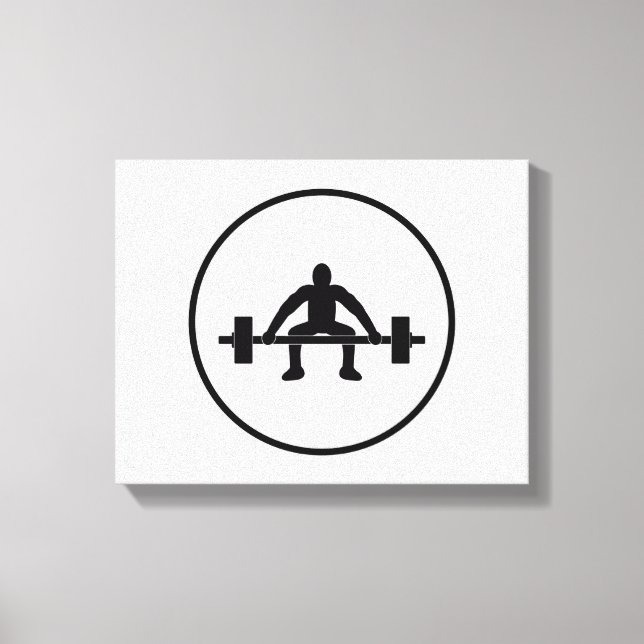 Toile Symbole de soulèvement du poids (Recto)