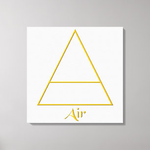 Toile Symbole d'élément d'air de Falln Pagan