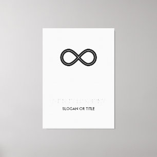 Toile Symbole d'harmonie d'infini