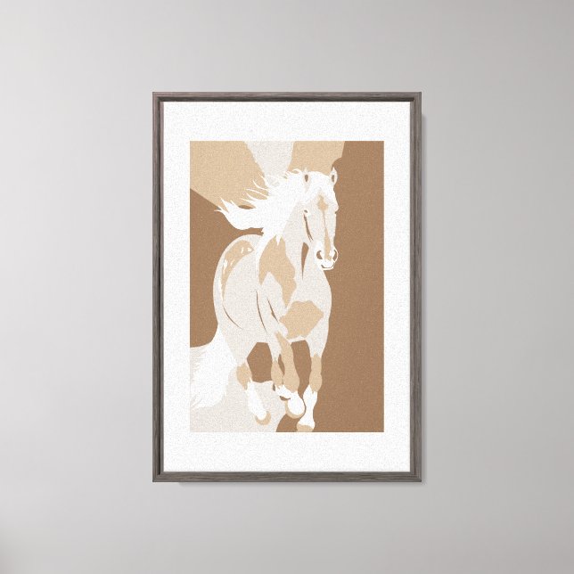 Toile Symbole du Cheval (Recto)