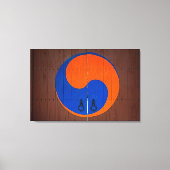 Toile Symbole du Yin et du Yang, Corée du Sud (Recto)
