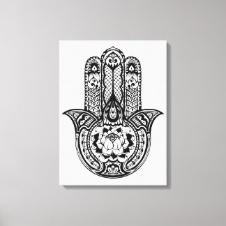 Toile Symbole Hamsa inspiré 6