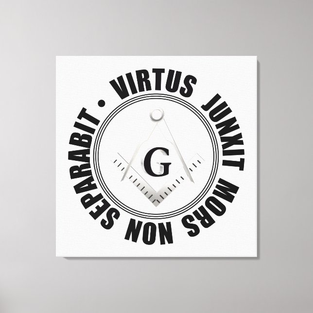 Toile Symbole maçonnique (Recto)