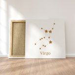 Toile Symbole moderne Zodiac Gold Virgo | Élément Terre<br><div class="desc">Symbole moderne Zodiac Gold Virgo | Élément Terre</div>