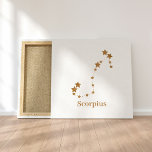 Toile Symbole moderne Zodiaque Scorpie Or | Eau de l'élé<br><div class="desc">Symbole moderne Zodiaque Scorpie Or | Eau de l'élément</div>